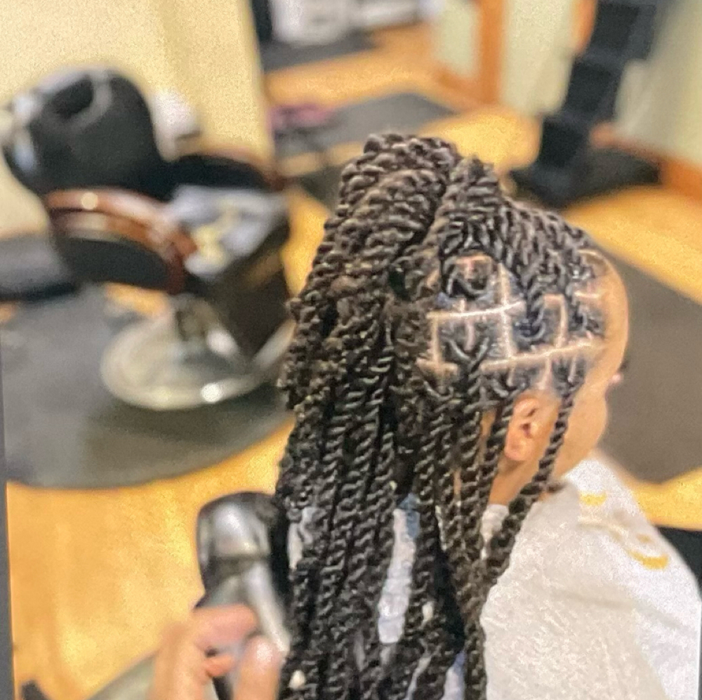Invisible Locs With Hair Included at Locs  by queen in Cleveland, OH