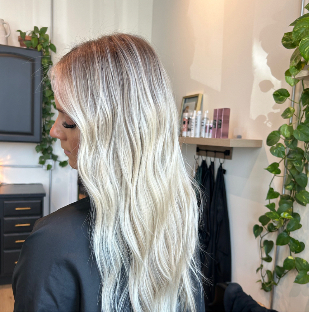 Rooted Blonde at Studio M in Pendleton, IN