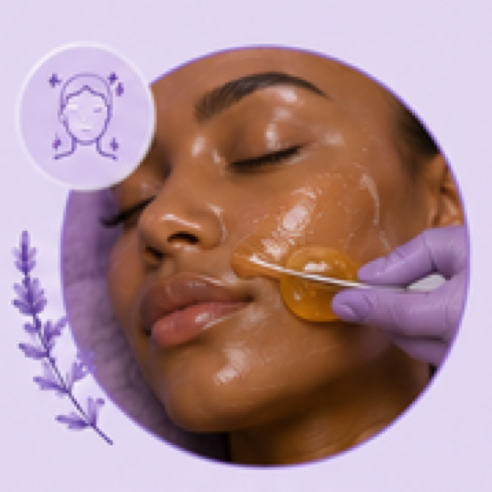 Full Face Sugaring & Brow Shaping at Skin by Kristen Noeliia