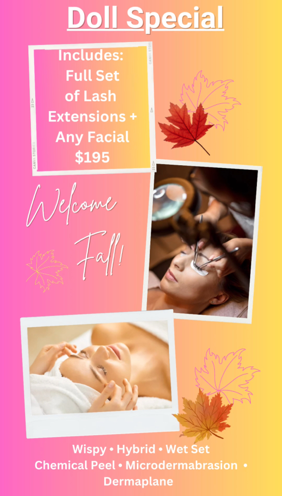 Doll Face Lashes+Facial at The Pretty Sassy Lounge in Lubbock, TX