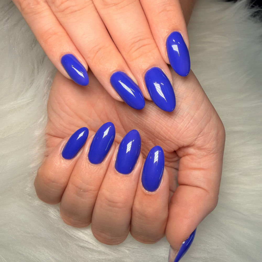 BIAB with Single Color Gel Manicure at Tiny Canvas Nail Co. in Eden Prairie, MN