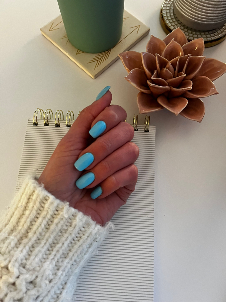 Acrylic Fill With Gel polish