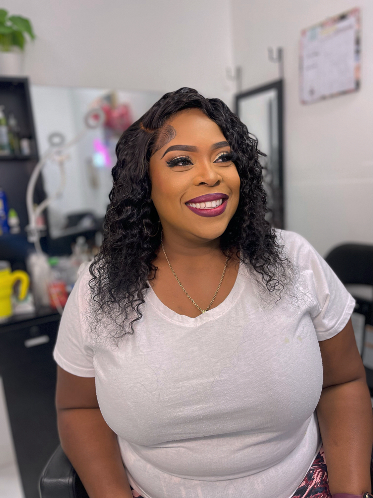Combo Sew In + Makeup