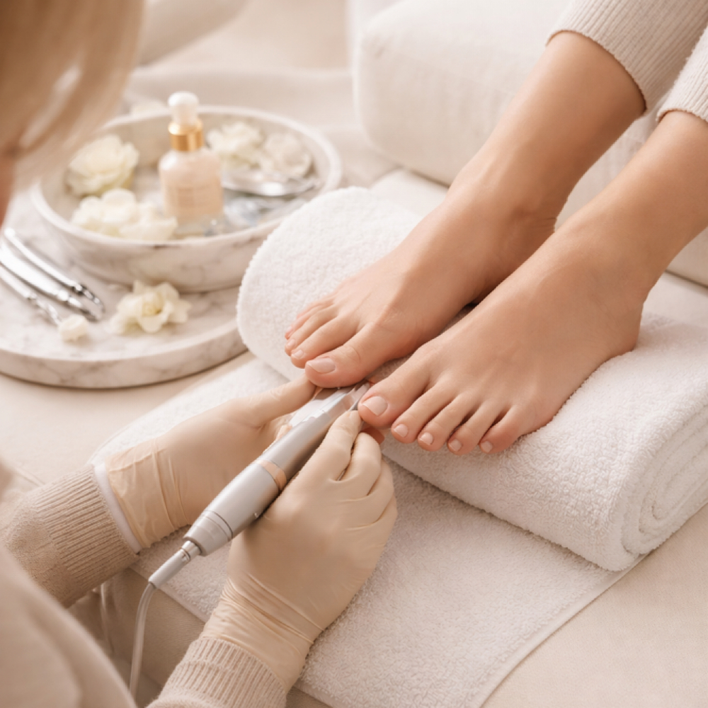 Dry Pedicure (No polish) at Manicured and Wink & Glow in Ashland, OH