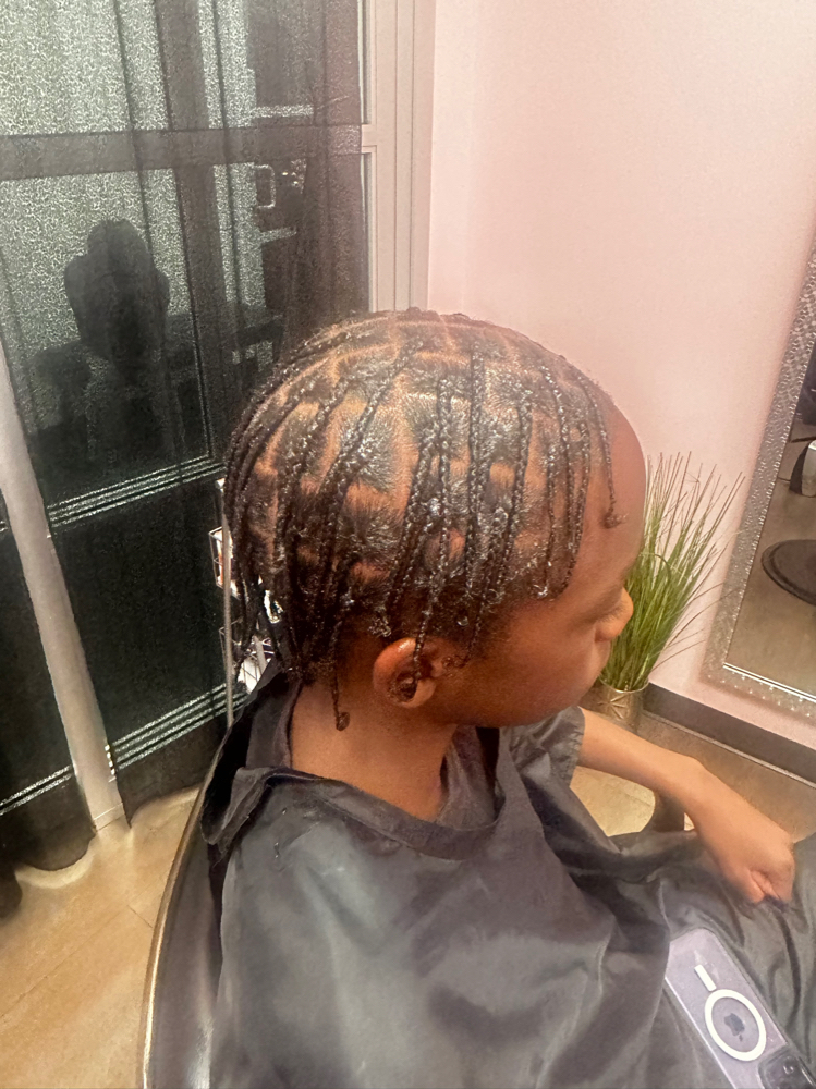 Boys Box Braids  Short Length