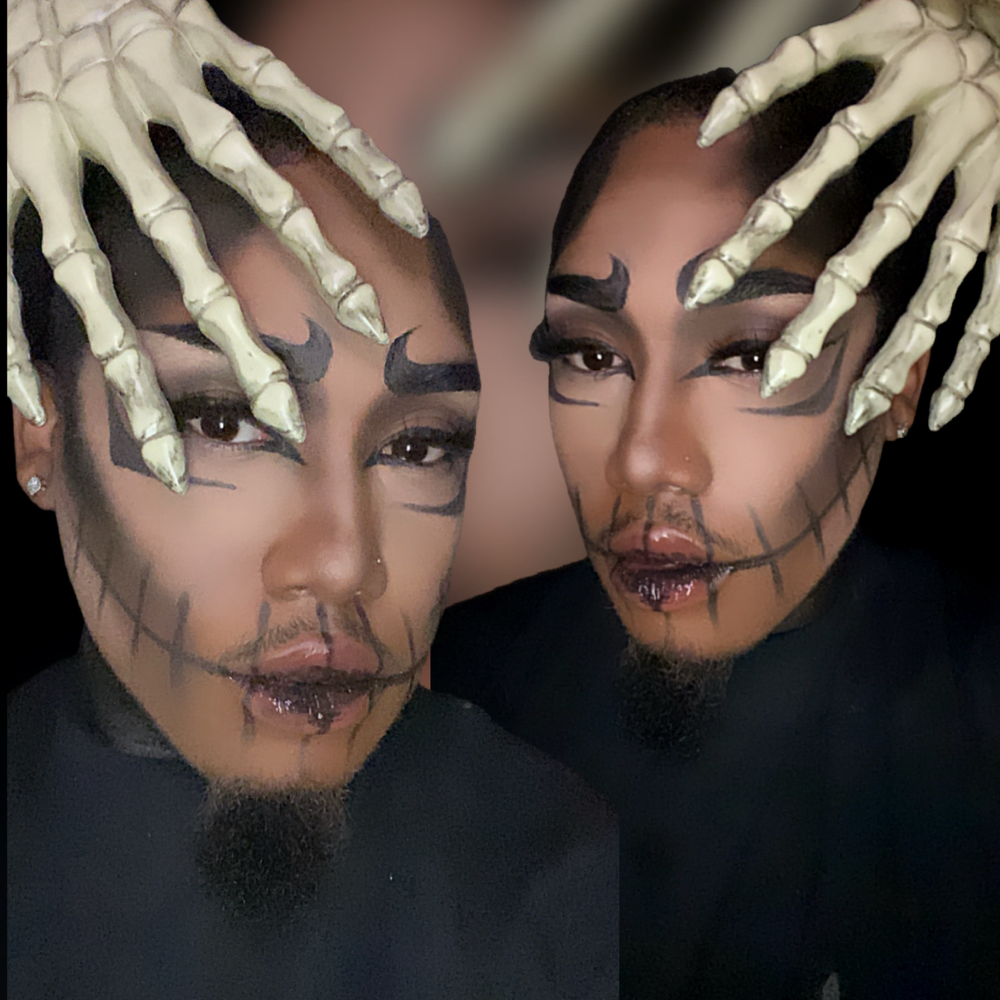 HALLOWEEN  MAKE UP at PICASO DESIGNZ in Temple Hills, MD