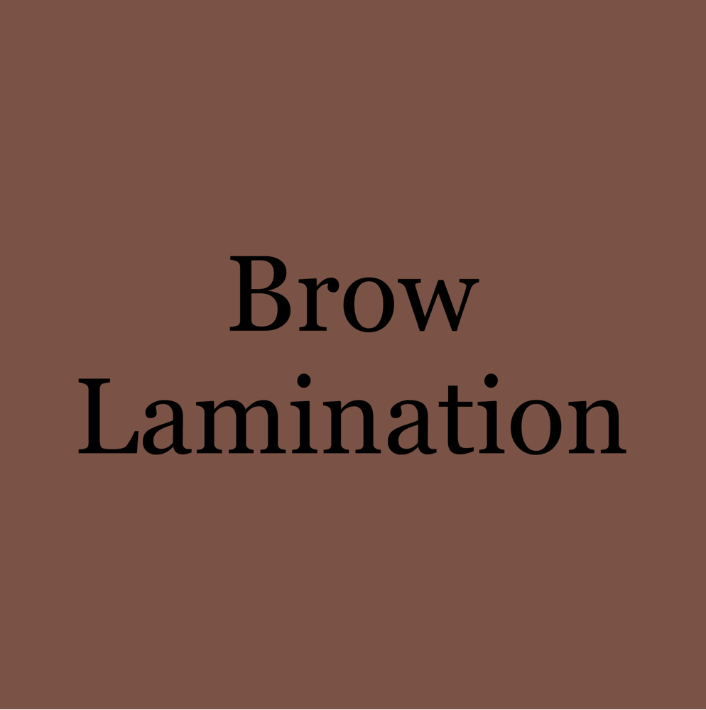 Brow Lamination