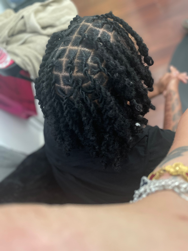 Basic Palm Roll Root Retwist at B. Nicole Beauty in Brooklyn, NY