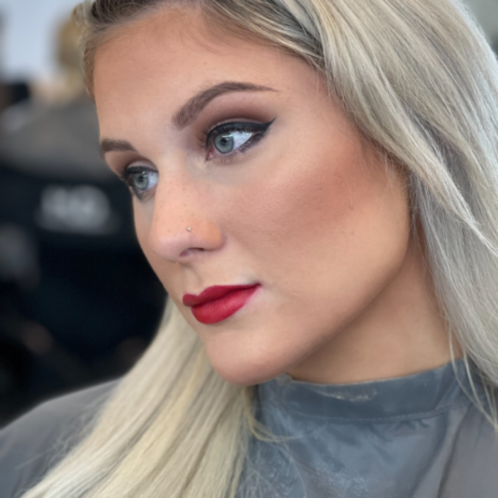 wedding makeup at Cierra Copeland in versailles, IN
