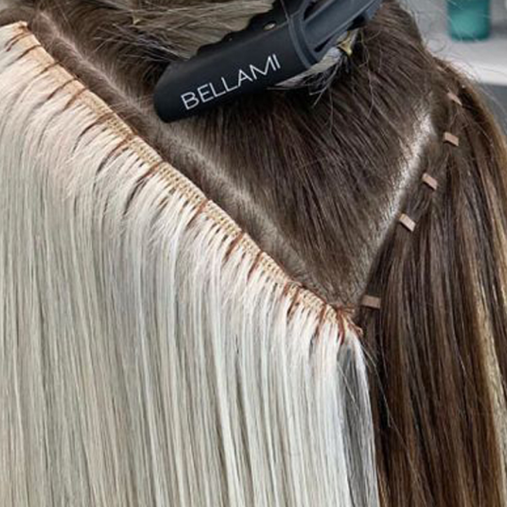 Sew-In Extensions(Waterfall Method) at Beauty By Brandy 603 in Manchester, NH