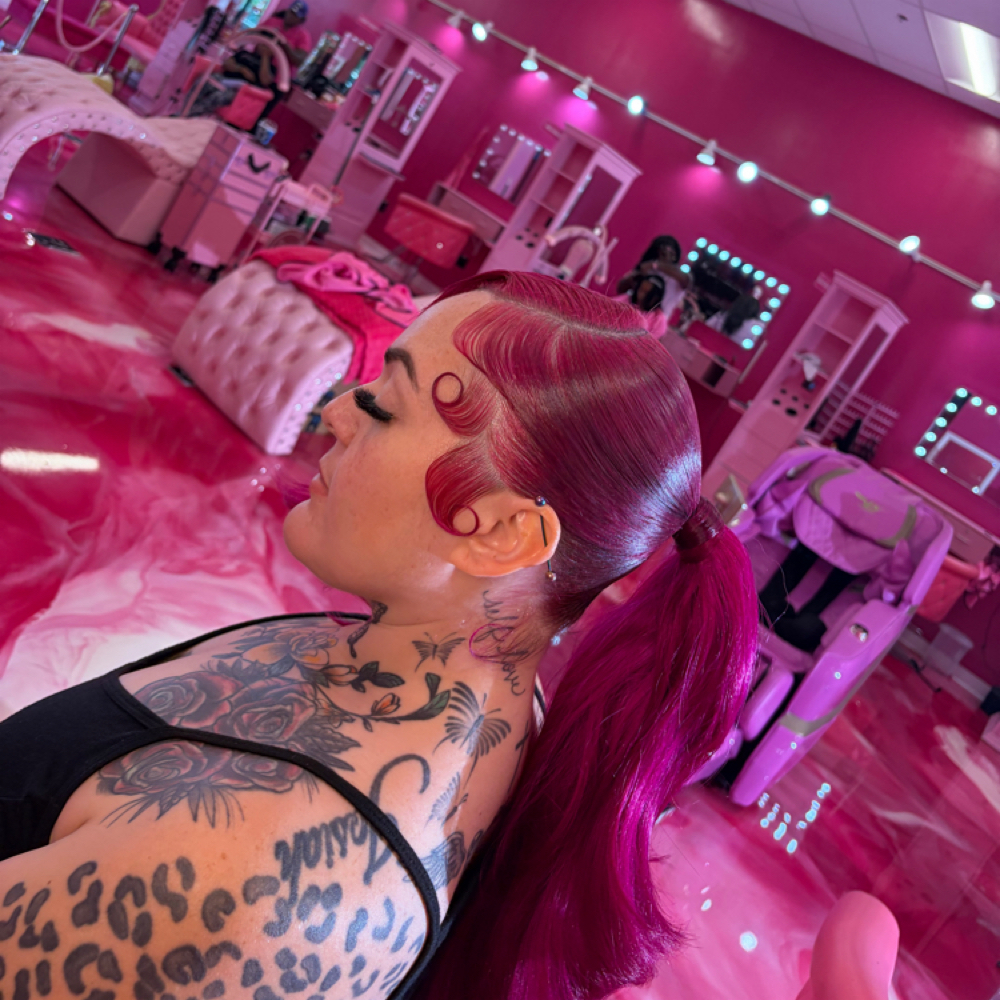 Pony With Bang at Theestylestt in Sacramento, CA