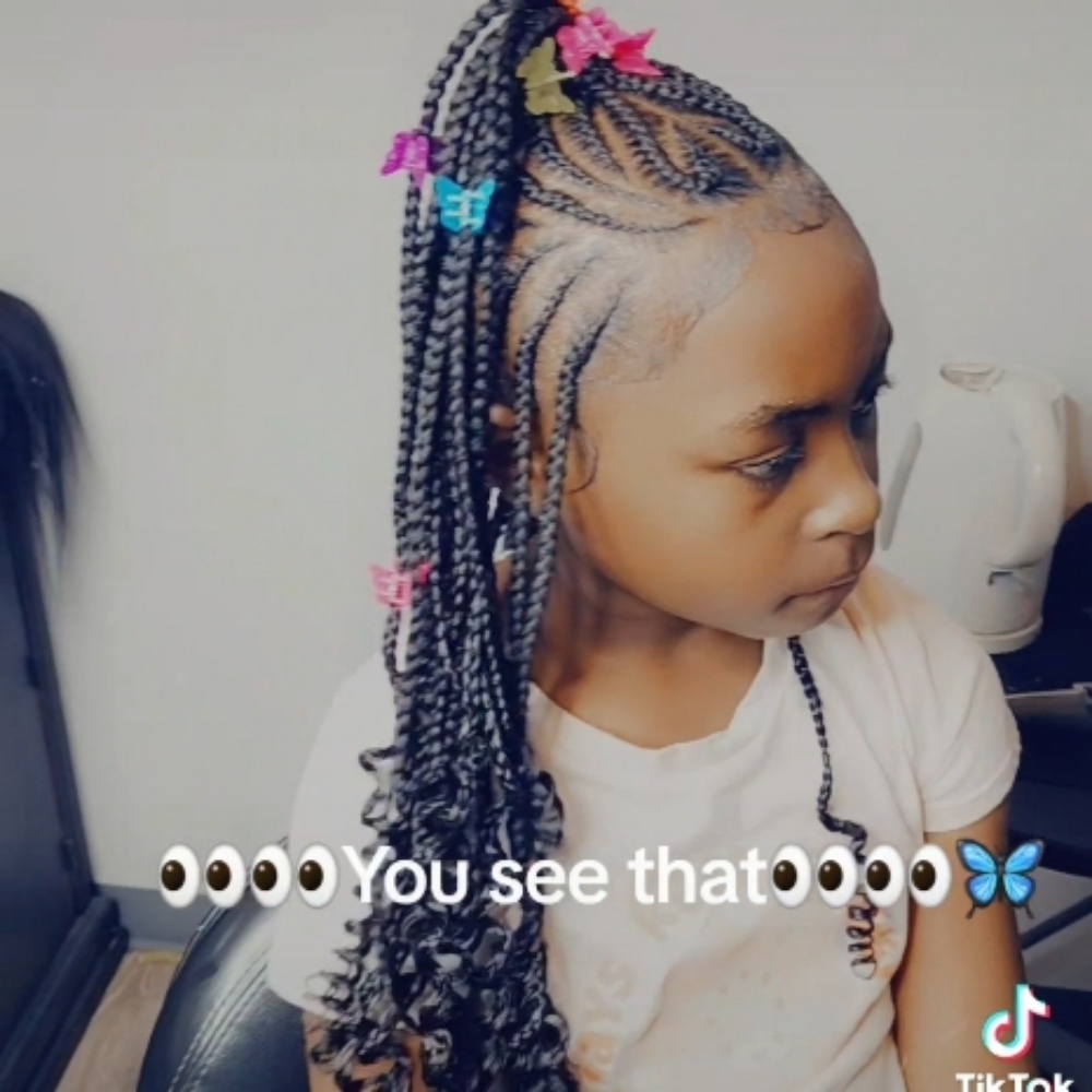 Kids Braids w/o Beads at LG Stylez LLC in Fraser, MI