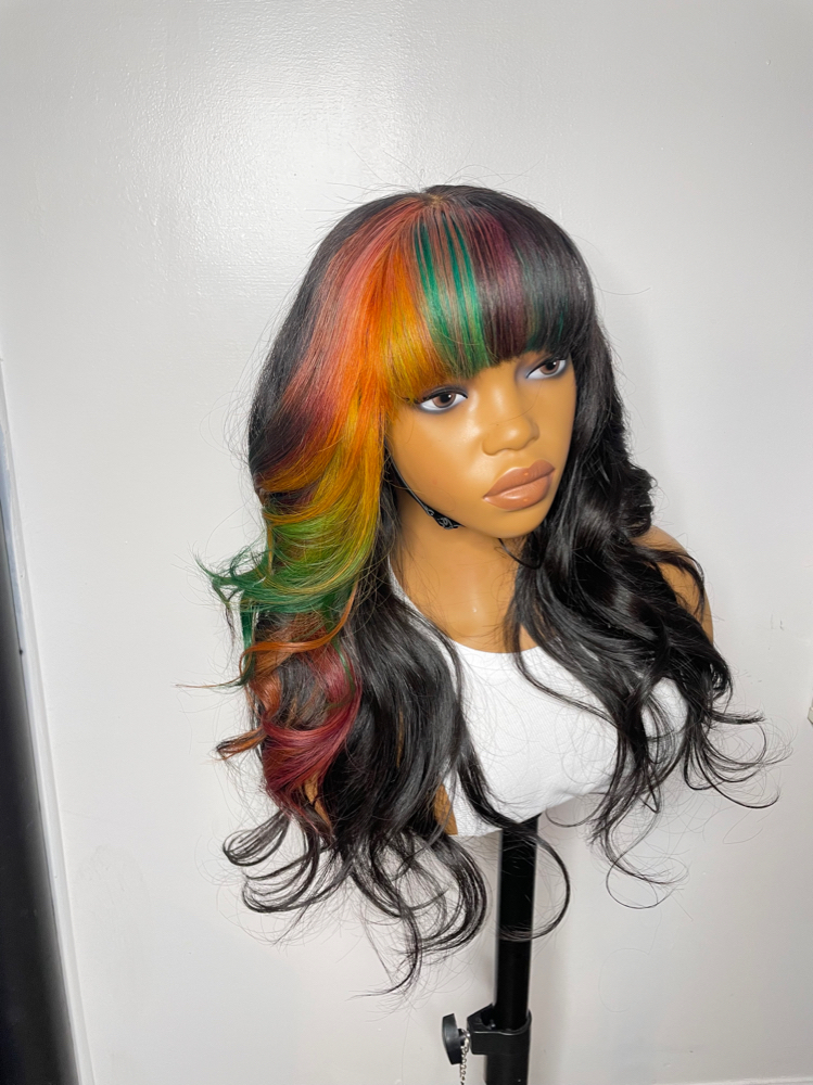 Custom Color On Wig