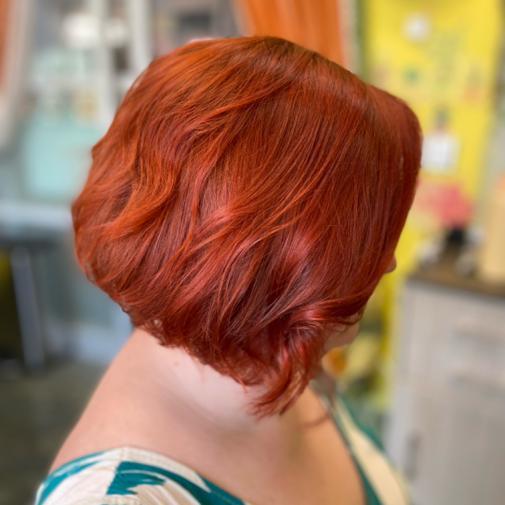 All Over Color at The Rooted Gypsy Hair Studio in Savannah, GA