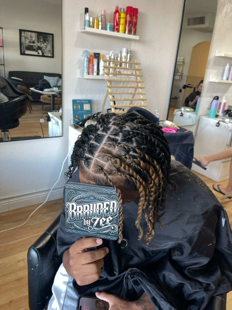 2 Strand Twists (Half Head)