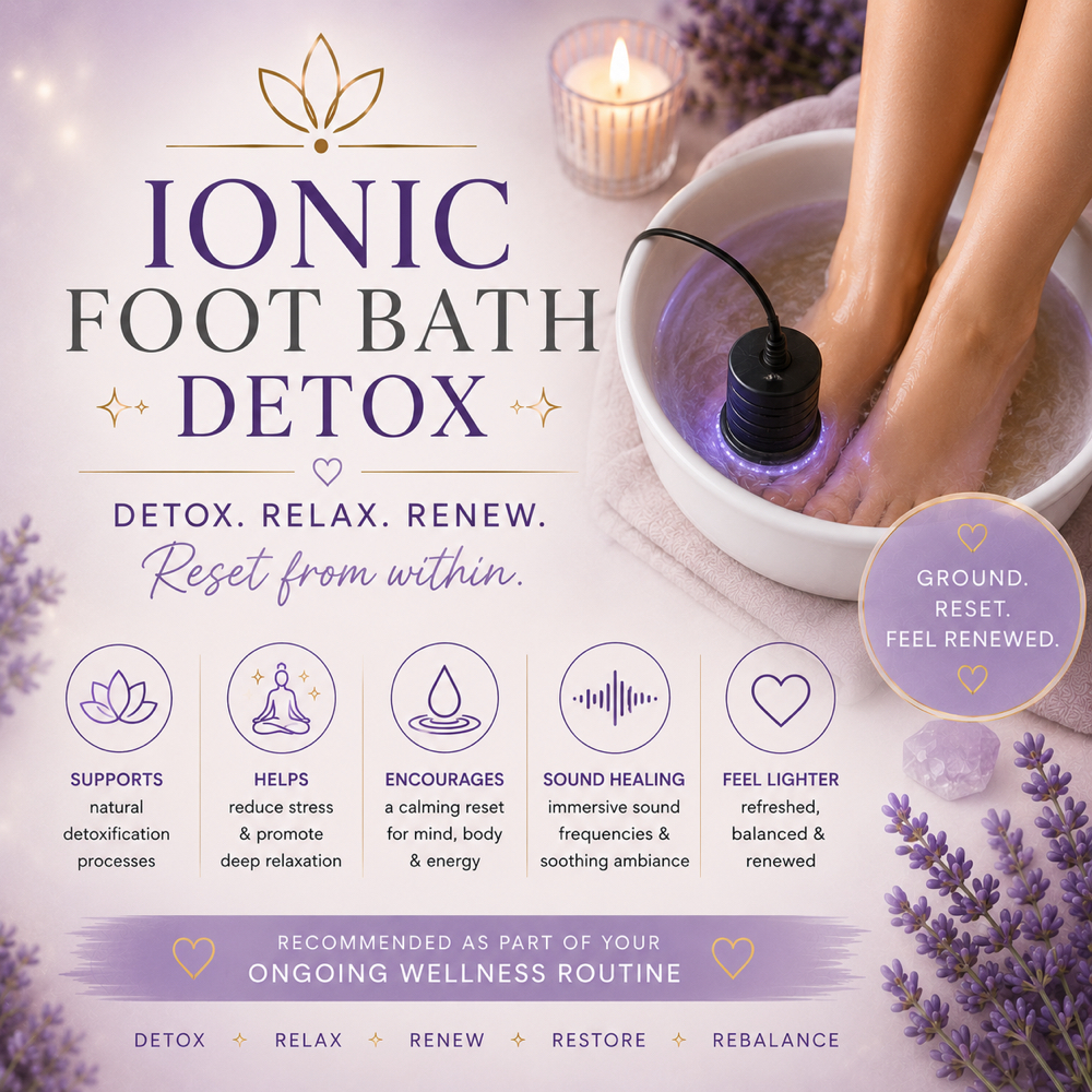 Ionic Foot Bath Detox at Sabrina’s Spa Shop in Spring Hill, FL