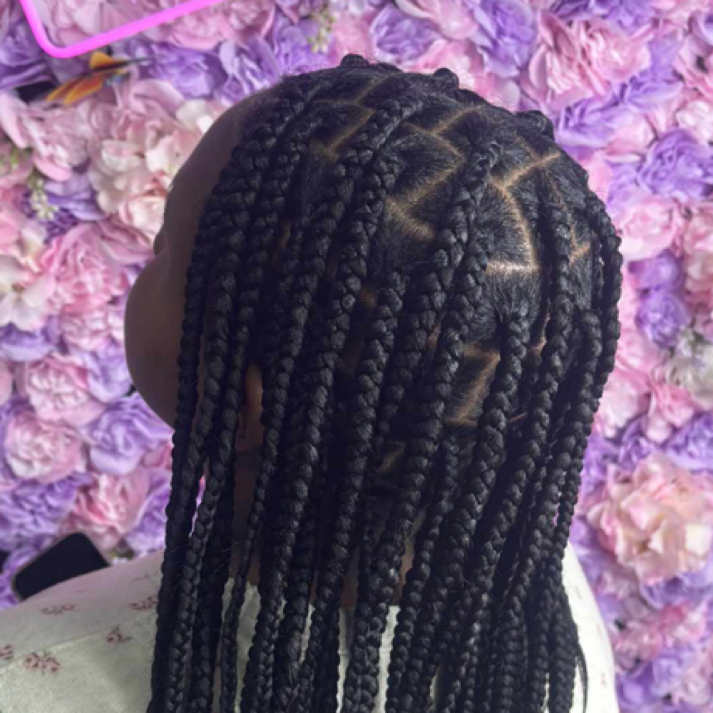 Large Knotless Braids at Don Allen's Hair Care Salon in Greenwood, IN