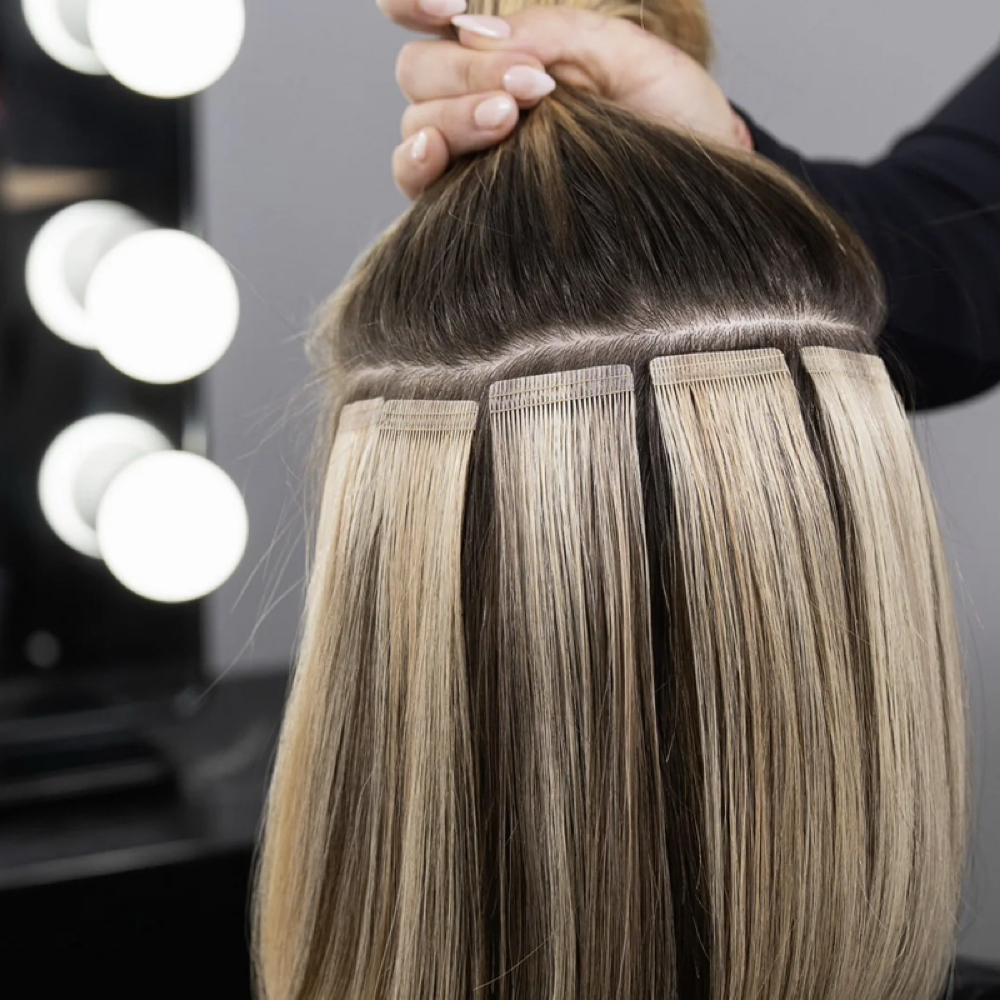 Tape-In Extensions at BodegaBeautyNY in Houston, TX