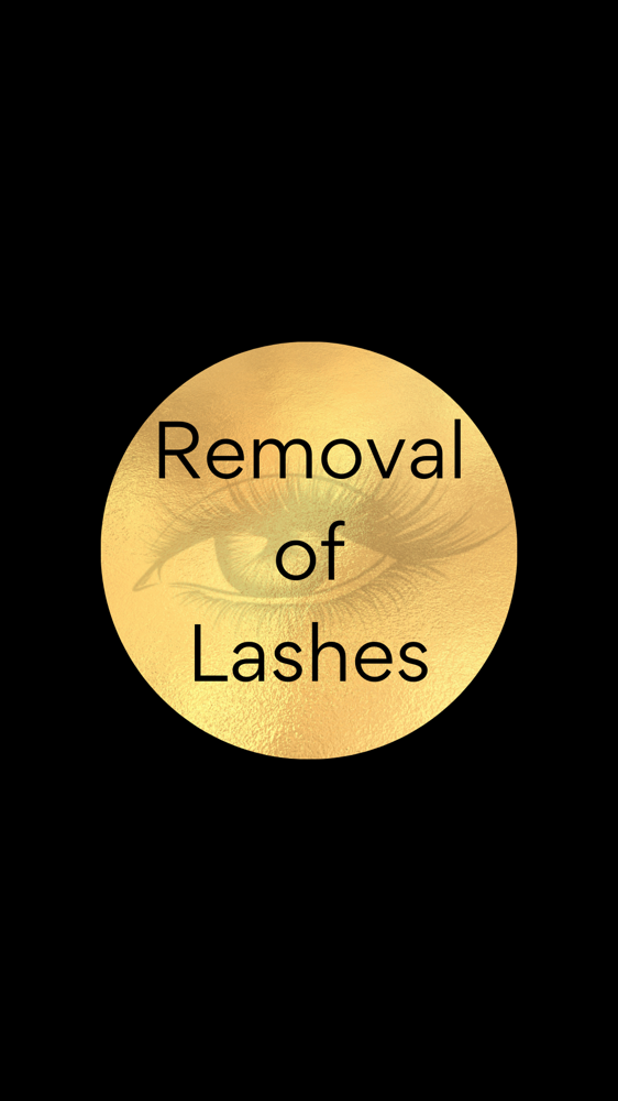 Removal of Lashes