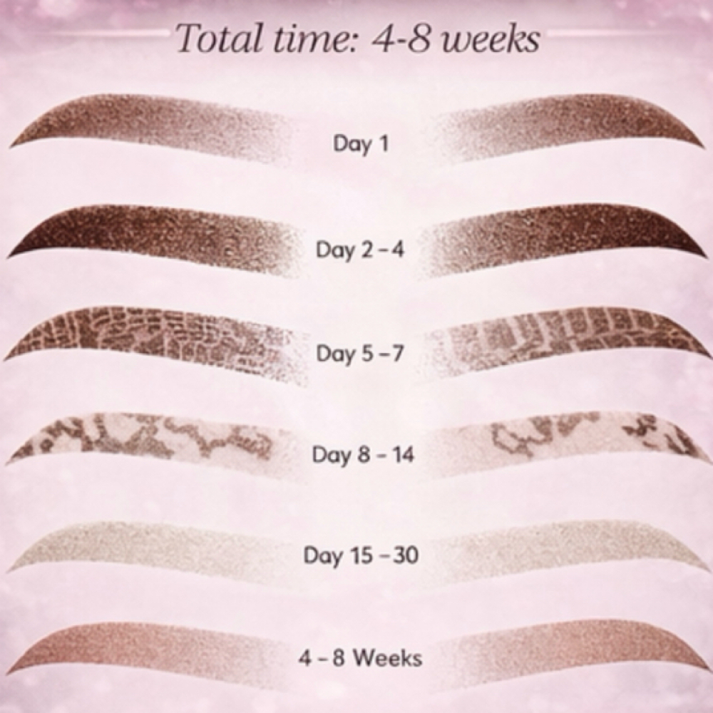 Ombré Powder Brows 6 Week TouchUp at Wayne Kash in Hazel Park, MI