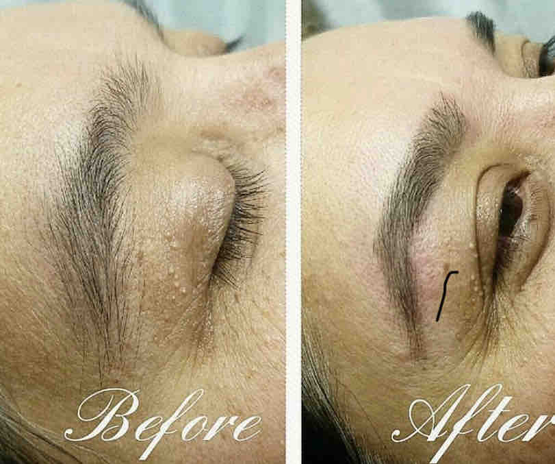 Brow Wax Cleanup
