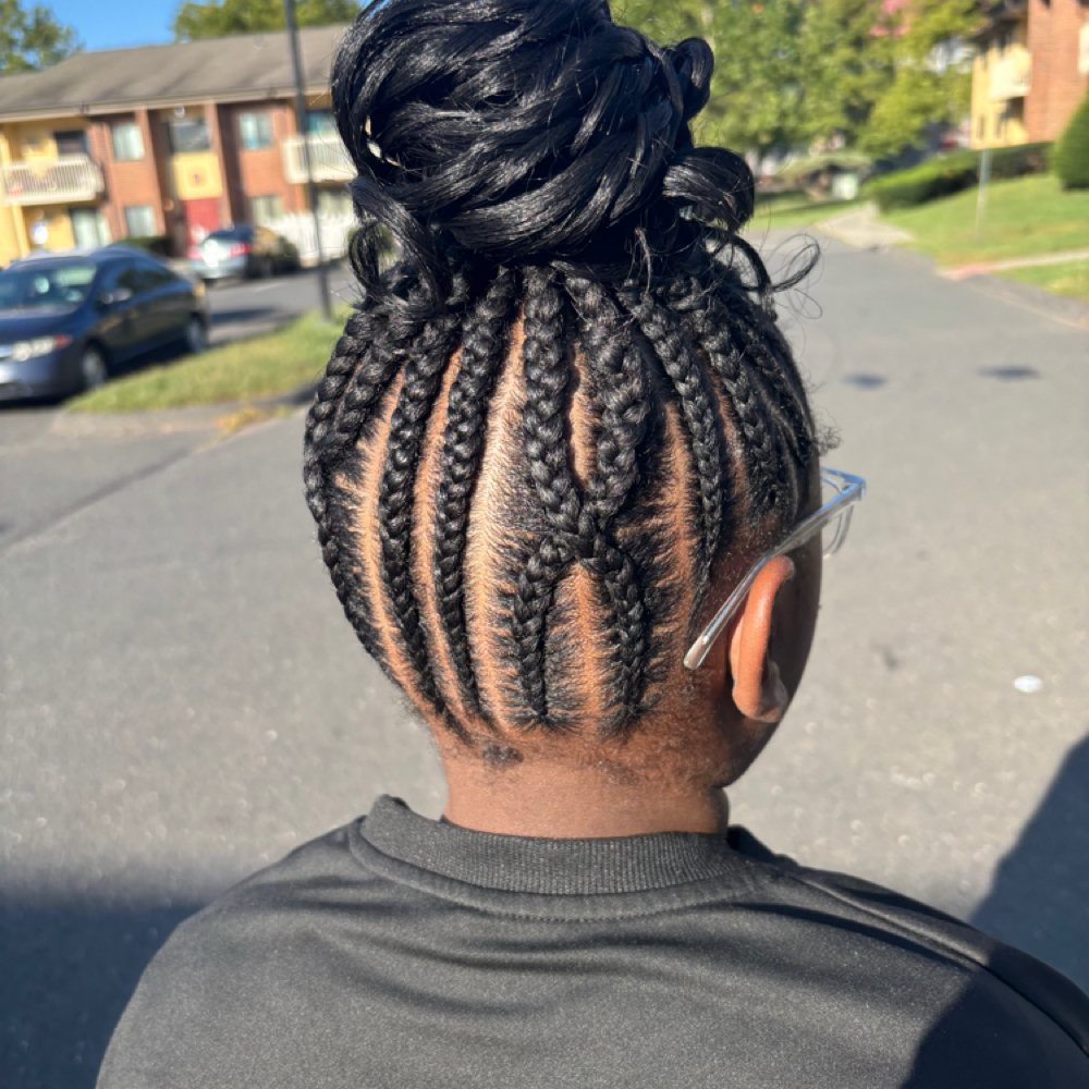 Braided Ponytail at Mixedbeautystylez in Wethersfield, CT