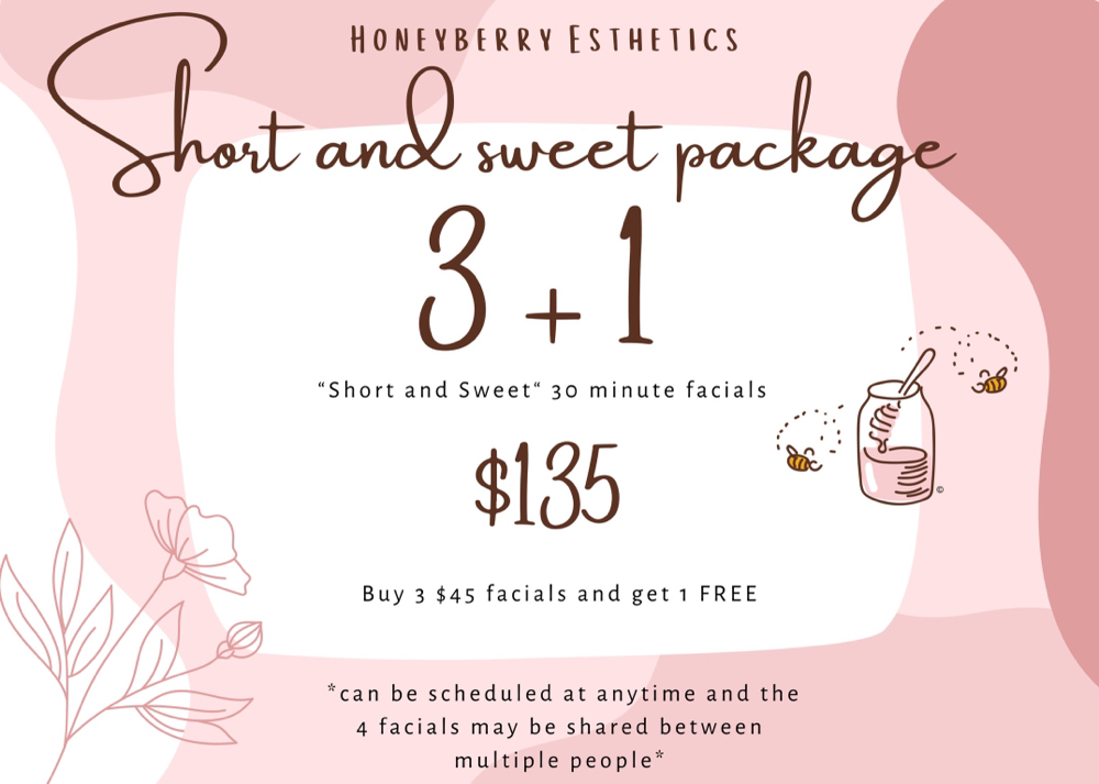 PACKAGE: 30 MINUTE 3+1