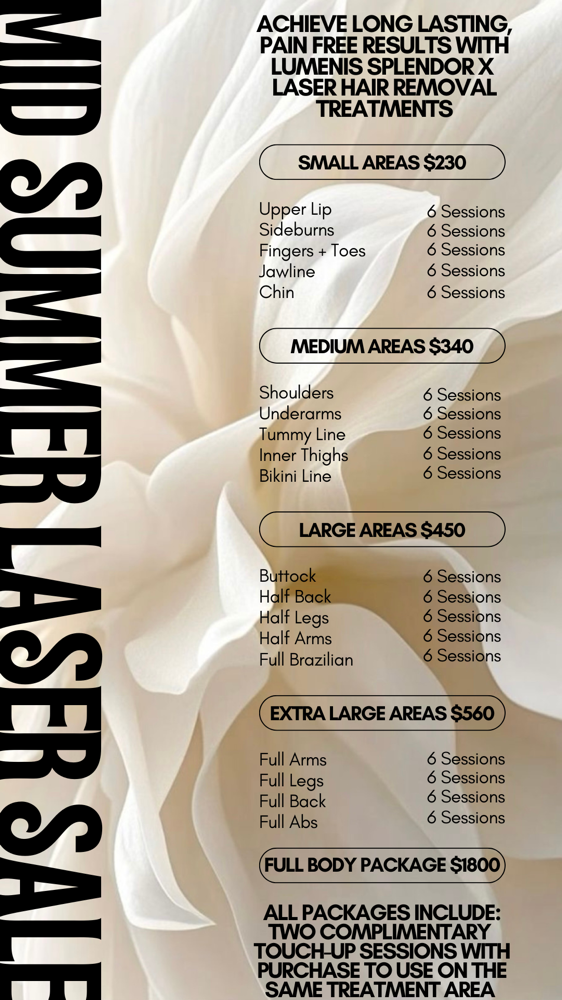 Upper Lip-6 Sessions-Sale