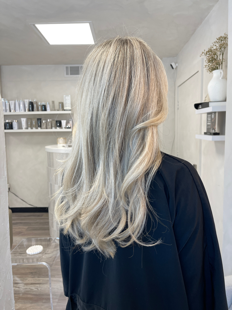 Blowout at Luxe and Mane Co in Spring, TX