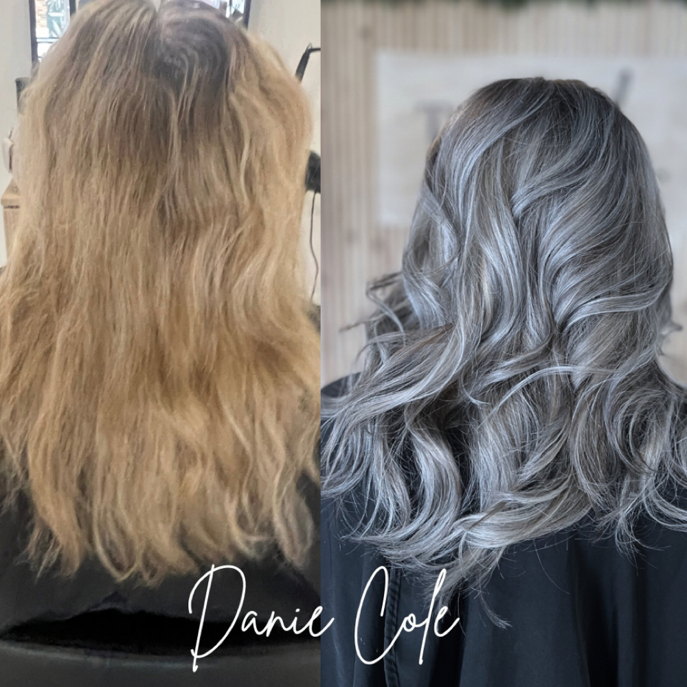 Gray blending at Danie Cole in Lapeer, MI