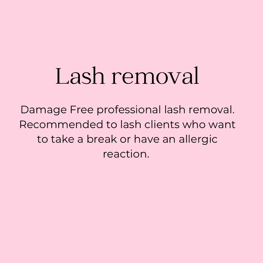 Lash Removal
