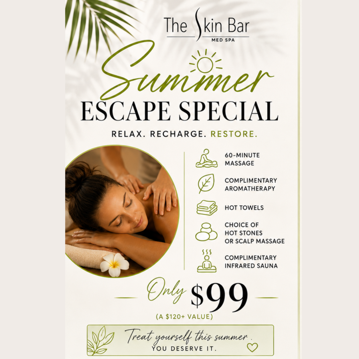 ☀️ Summer Escape Special at The Skin Bar & Med Spa in Bryant, AR