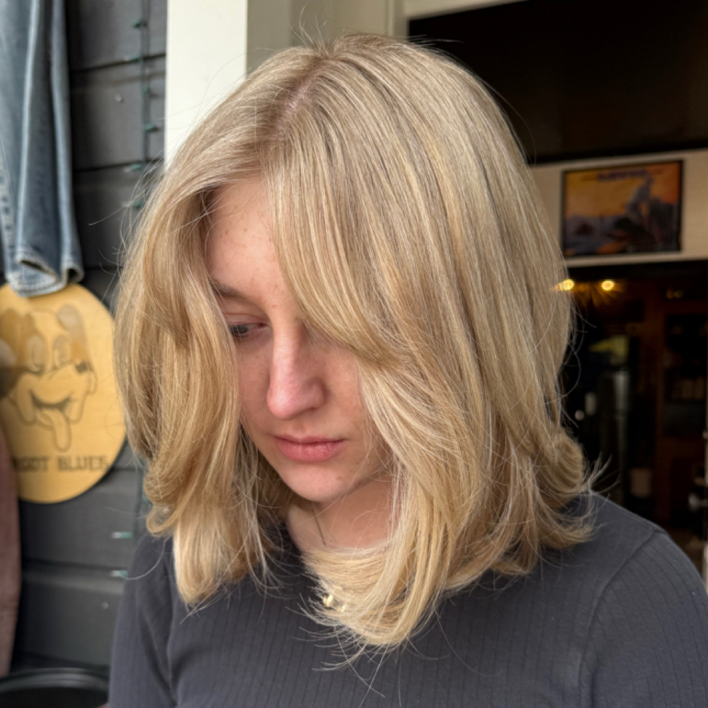 Partial Highlight, Base, & Cut at Daph Does Hair in Gardnerville, NV