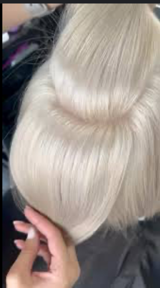 Platinum Blond Retouch