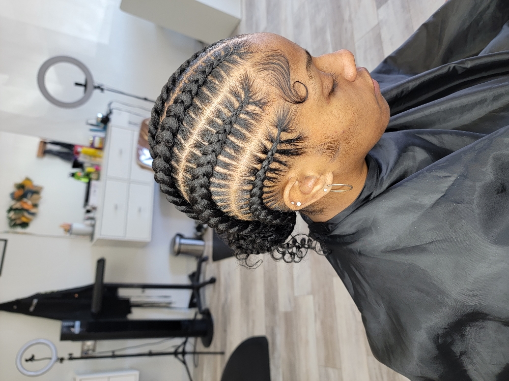 6 Feed in Braids