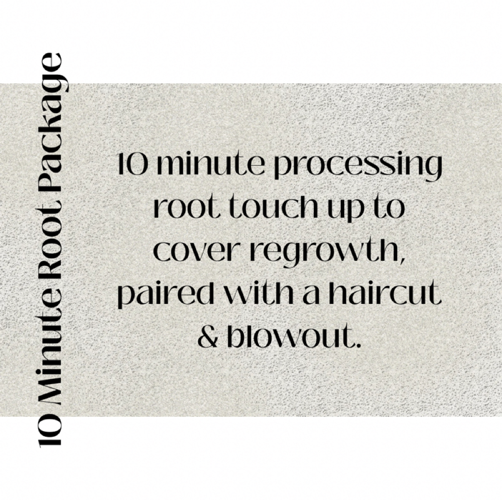 10 Minute Root Touch up Package at Bella Rosa in Hammonton, NJ