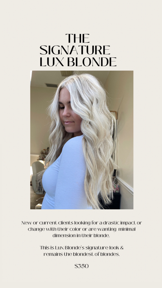 The Signature Lux Blonde