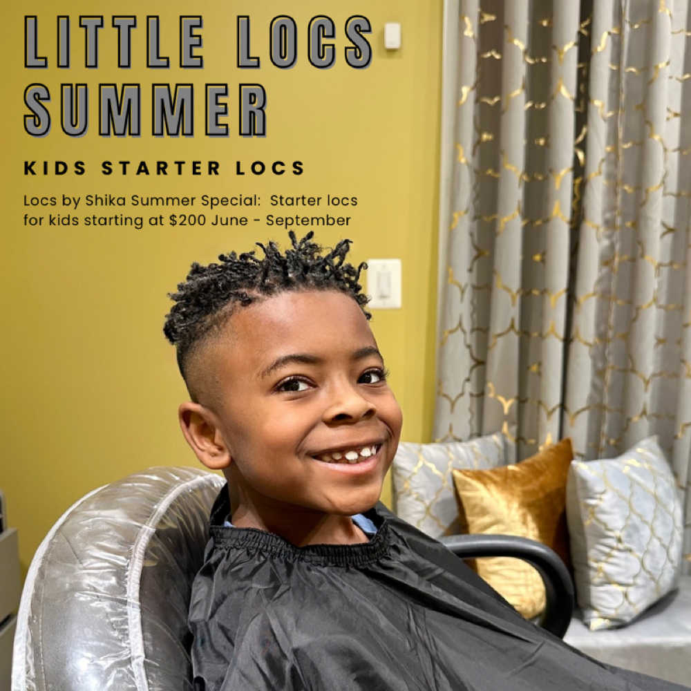 Kids Starter Locs at Locs by Shika in Gainesville, VA