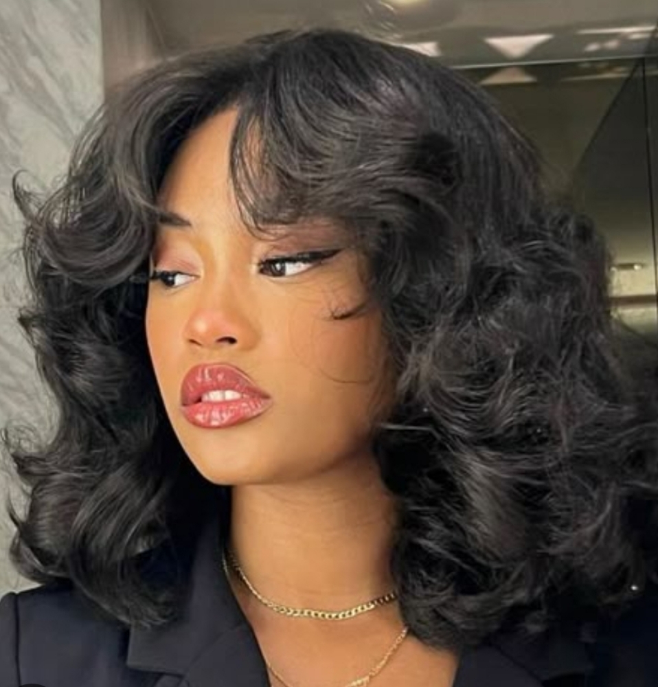 SHAMPOO BLOW DRY CURL