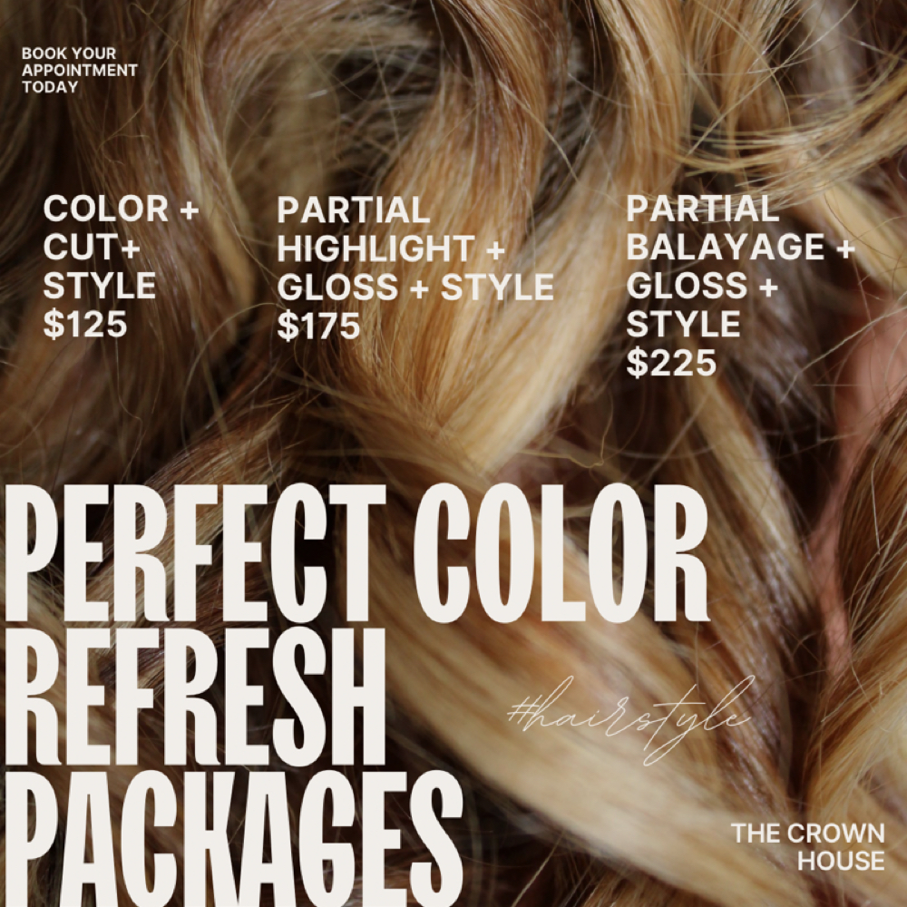Color Cut Style Package at The Crown House SA in San Antonio, TX