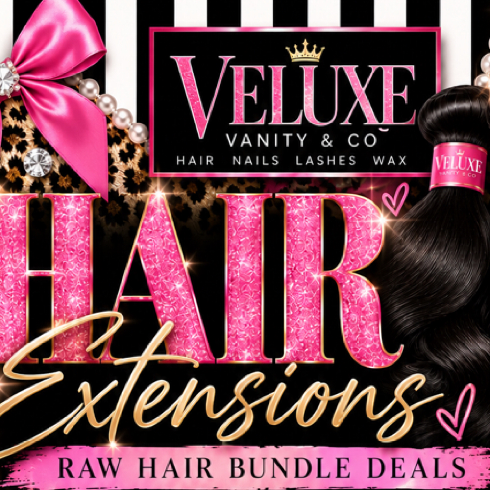 ✨ 20” + 22” + 24” Raw Bundles at Veluxe Vanity & Co Salon in Conyers, GA