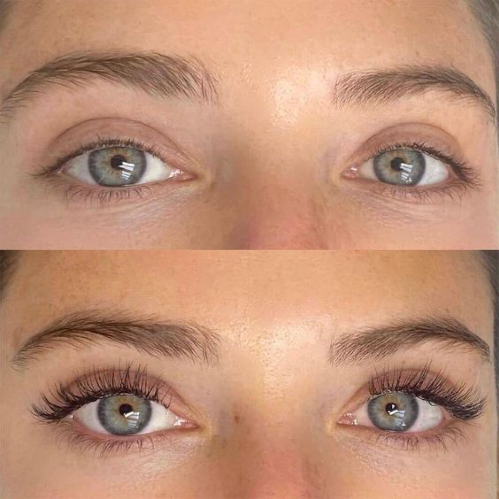 Classic Lash Full set at Blush Esthetics By Erin Rhae in Chapin, SC