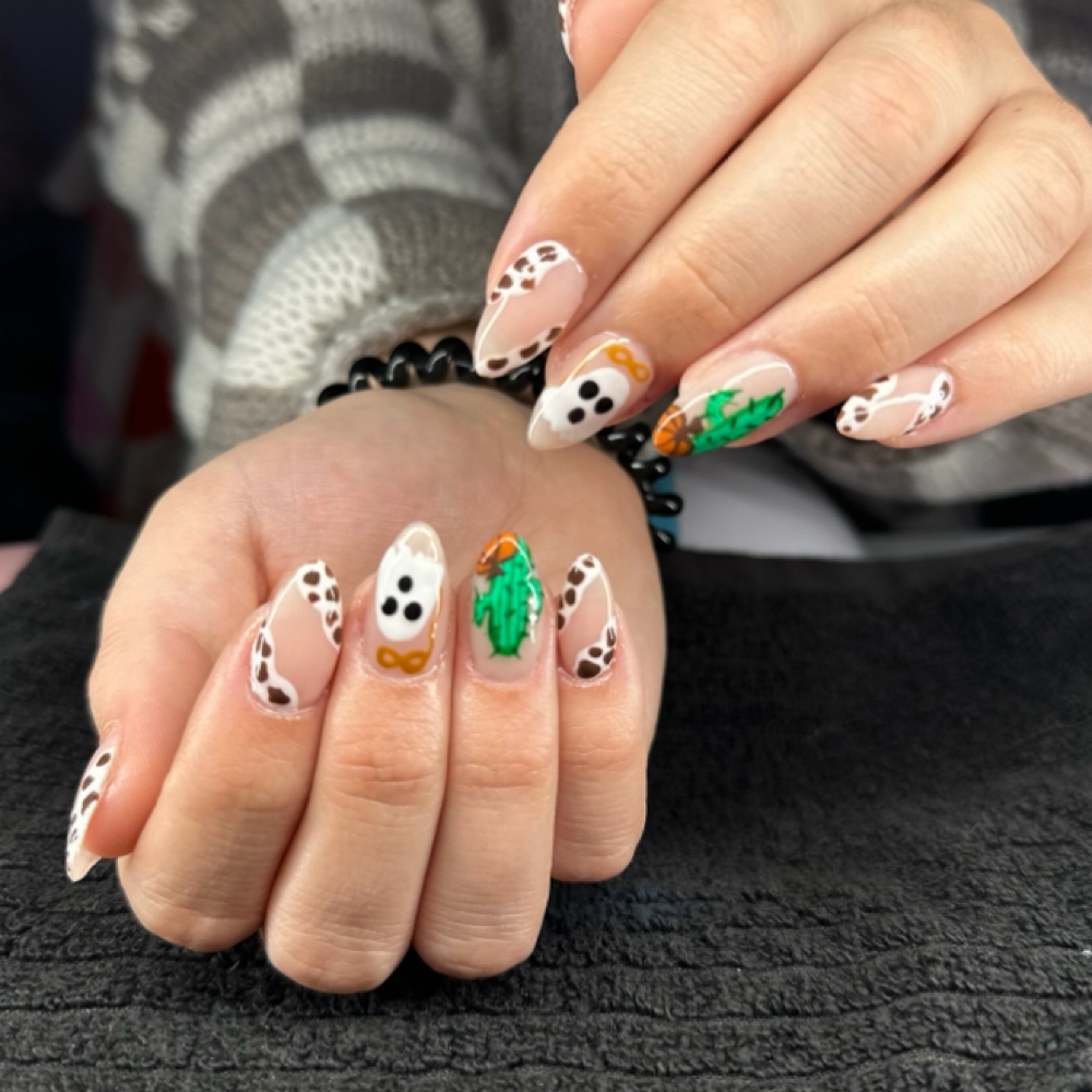 3D Art / Chrome / Gems at Nails by Rylee B in Cedar Rapids, IA