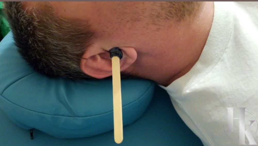Ear Waxing at The Manscape Spa in Houston, TX