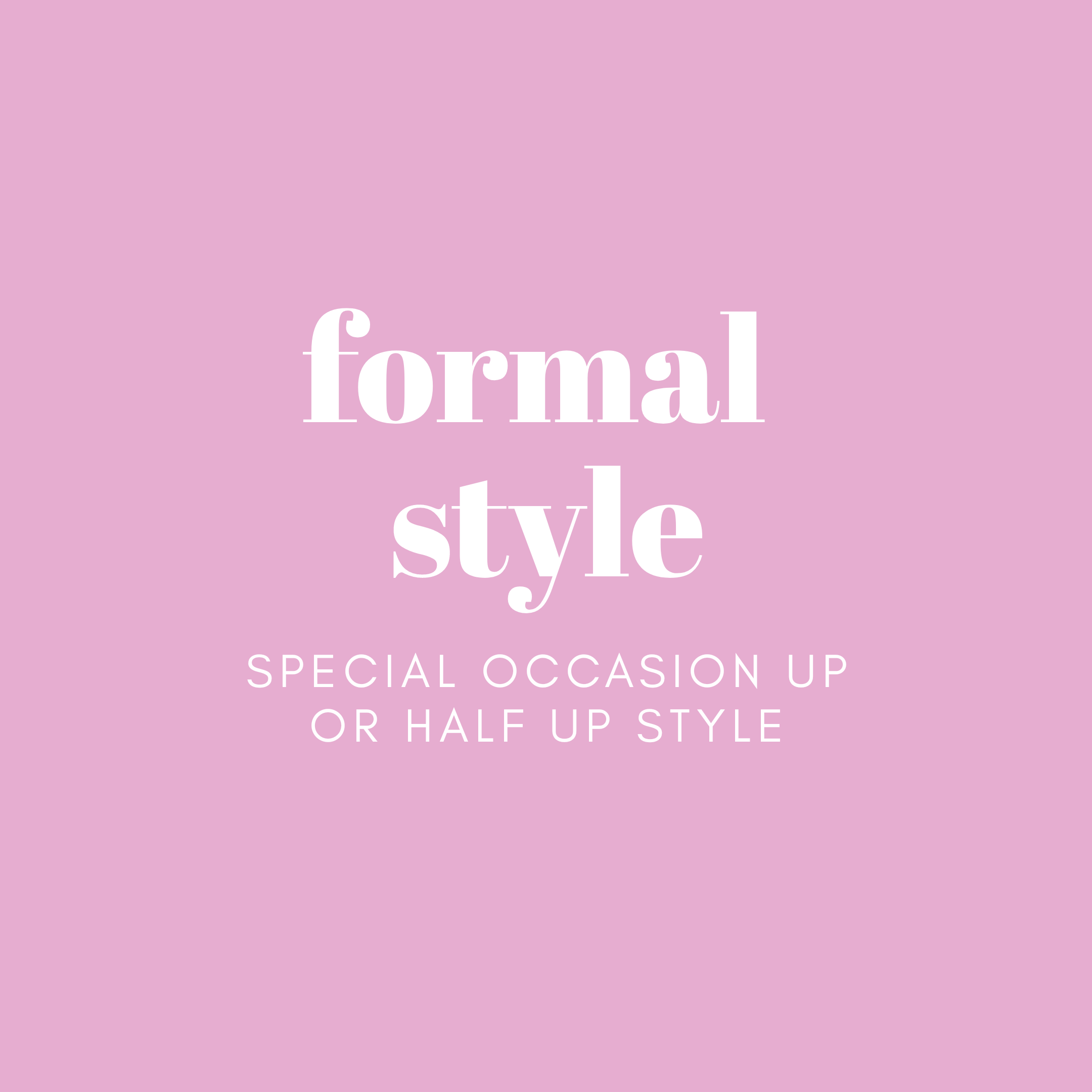 Formal Style