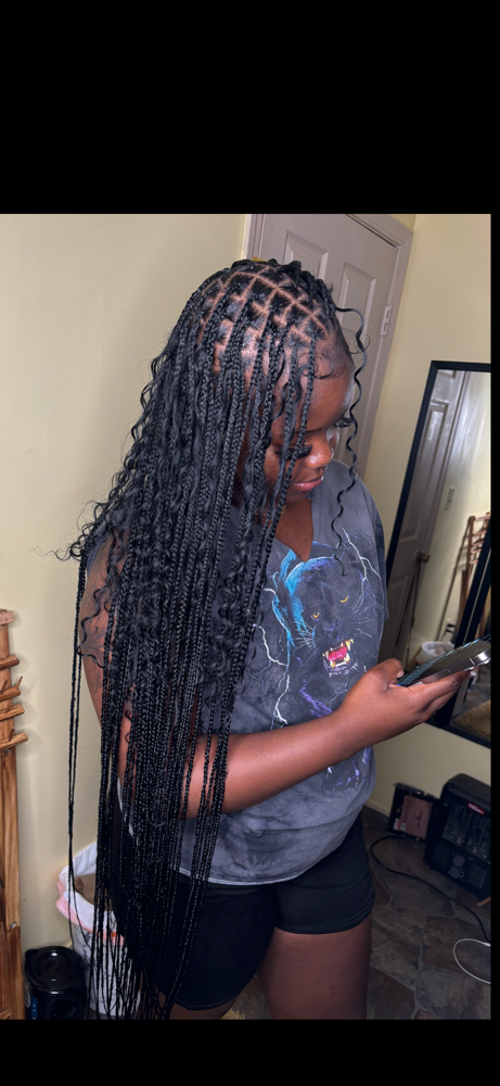 xs boho knotless