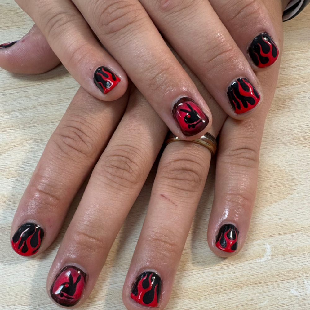 Men’s Manicure at Double R beauty bar in Sandusky, OH