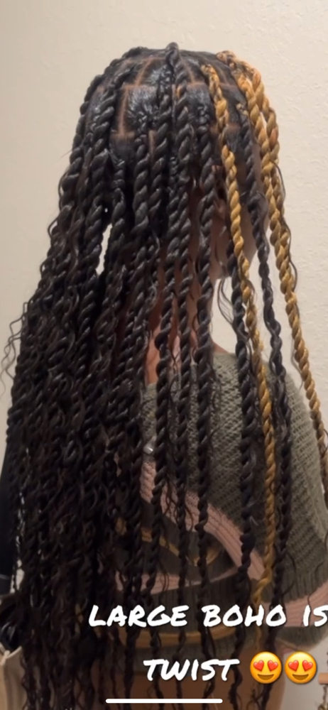 Large Island Boho Twist
