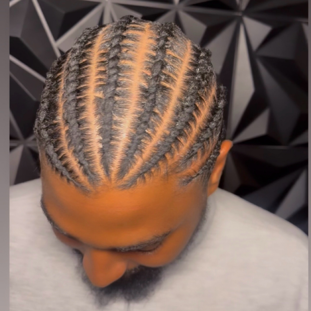 Yarn Threading Braids at Trillest Styles in Houston, TX