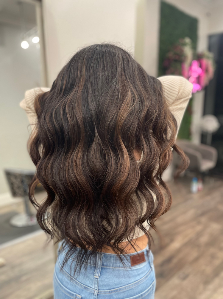 Partial Balayage/cut at Modern Monroe Hair Co. in Rockwall, TX